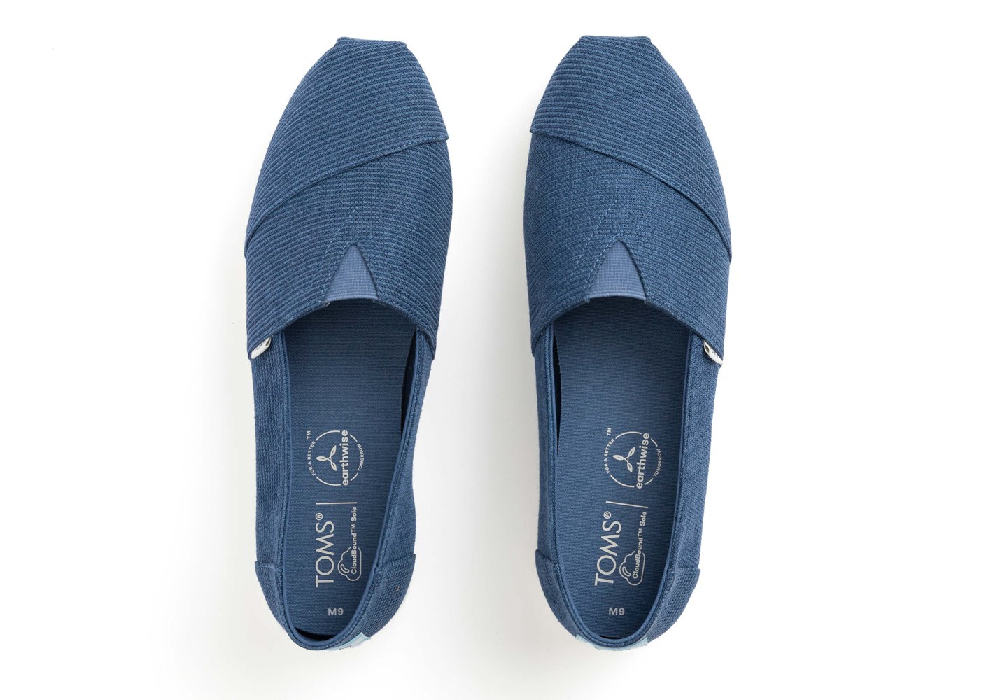 Toms Espadryle Męskie Niebieskie - Alpargata Repreve Our Ocean® - 82CMAUZHS